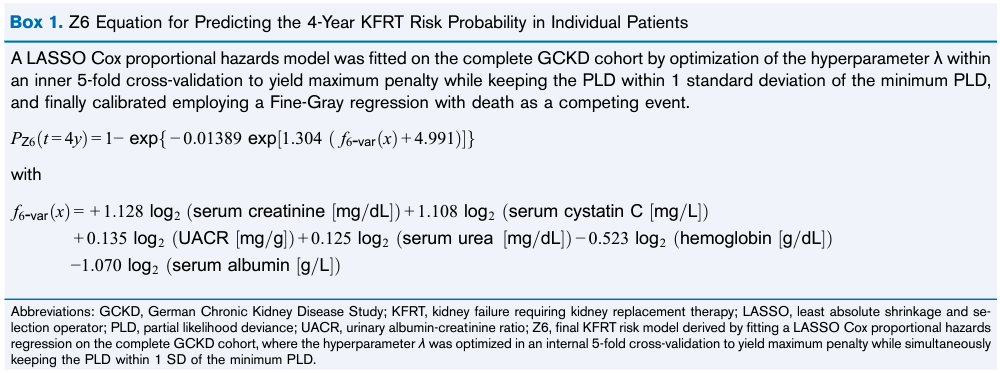 Can We Predict the Risk of CKD Progression Based on Routinely Available Laboratory Tests?